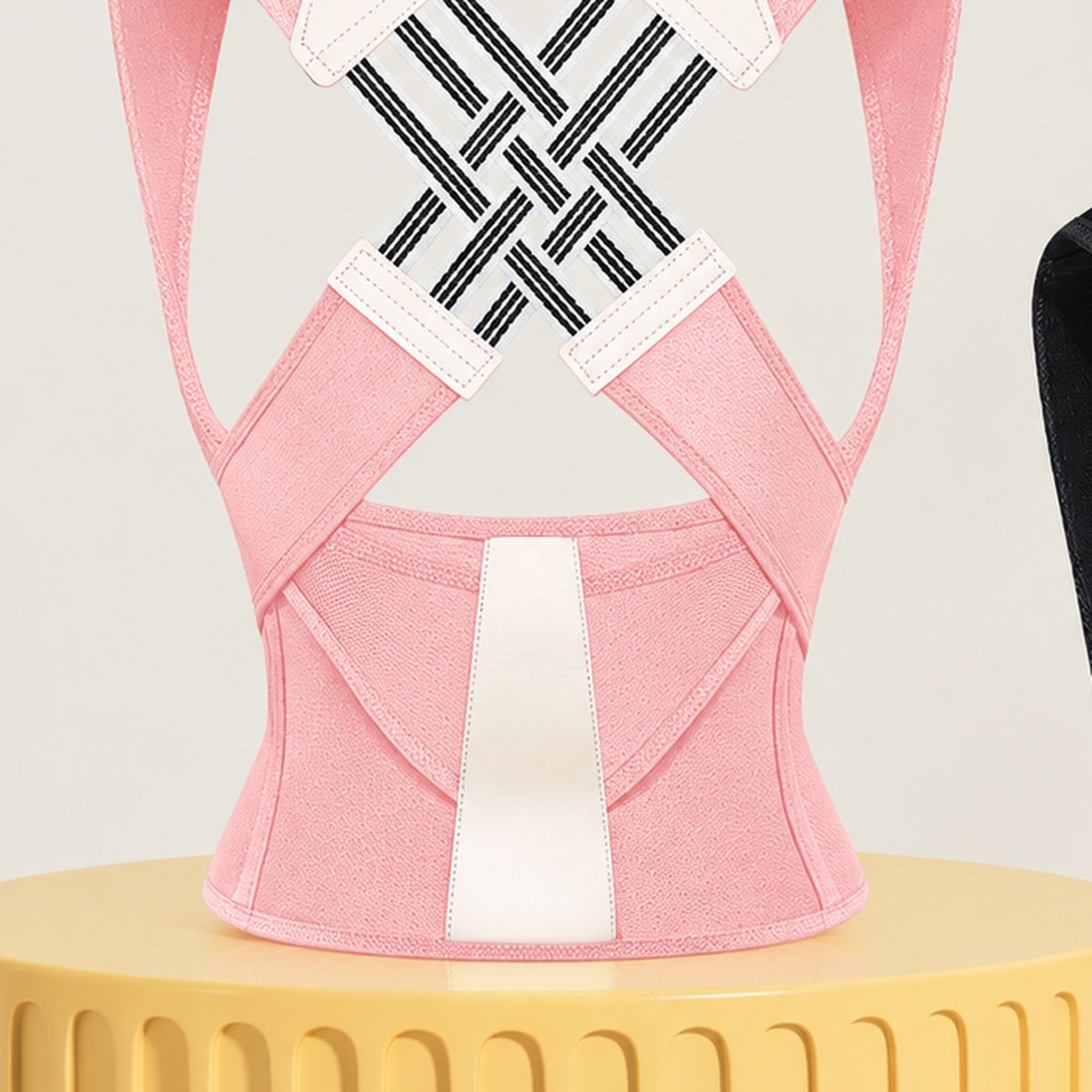Clean product view of the pink posture support